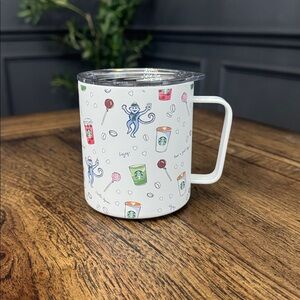 Roller Rabbit Starbucks Monkey Christmas Mug Cup